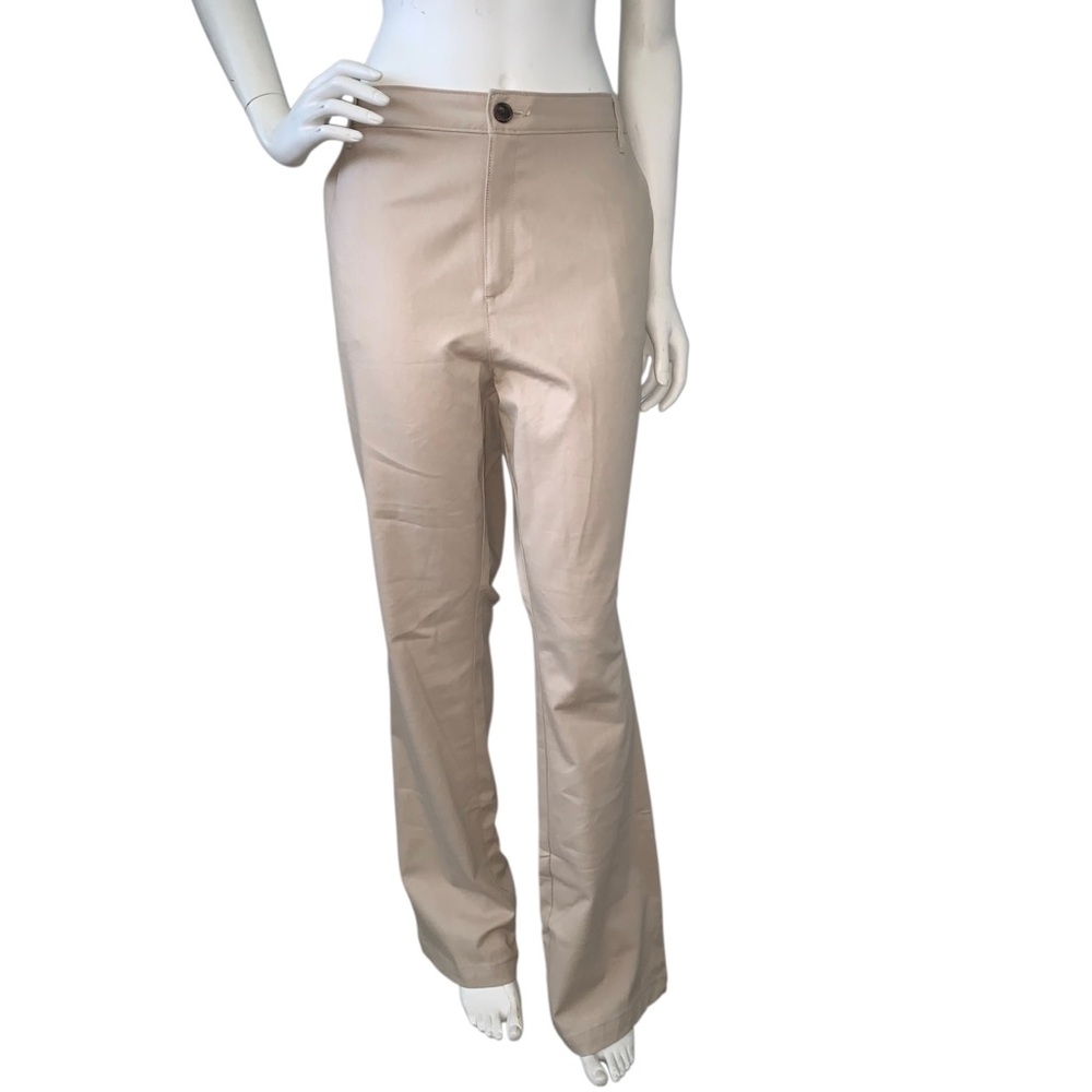 Women high rise flare adjustable waist pants size 18